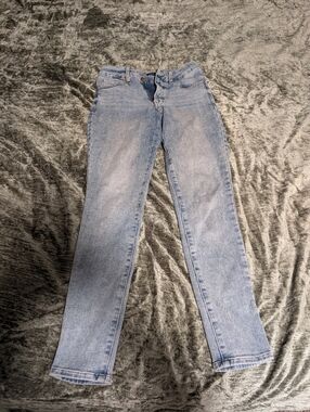 Express Light Blue Women's Slim Skinny Jeans